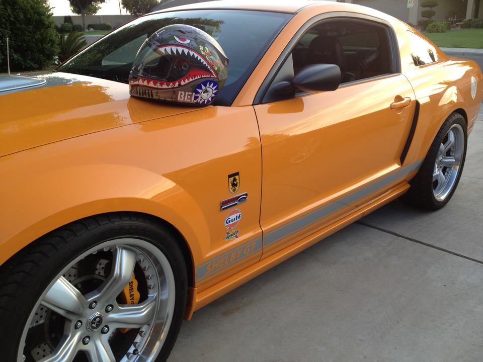 Jessica and Shark Helmet